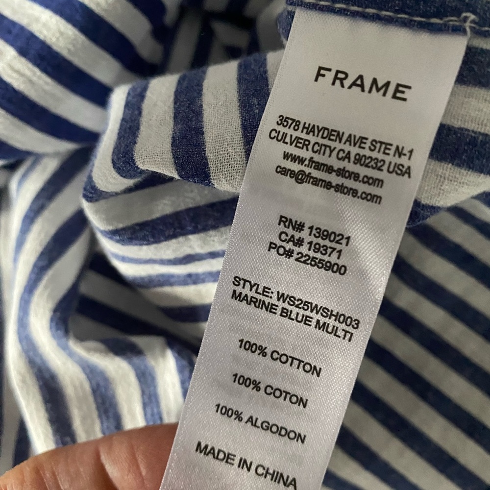 FRAME The SNAP POLO shirt - Picture 10 of 14